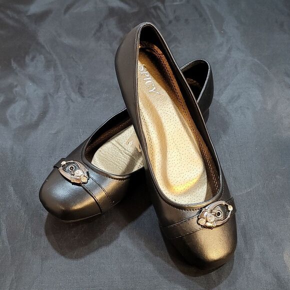 SPICE ROUND TOE SLIP-ON WOMEN"S FLAT SHOE - Picture 12 of 14